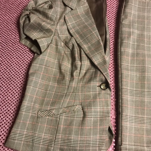 IZ Byer California Capri Blazer Suit Brown Juniors - Picture 10 of 12